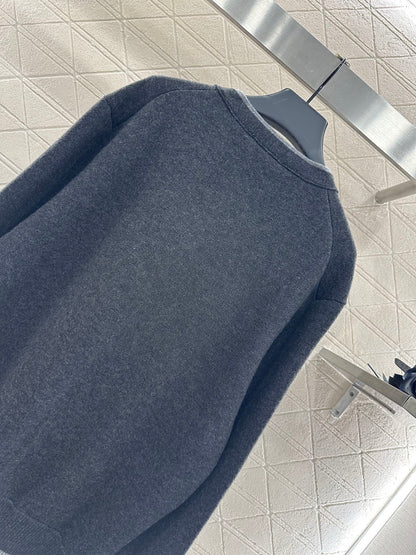 Mi 25 Fake two knitted wool and cashmere cardigans