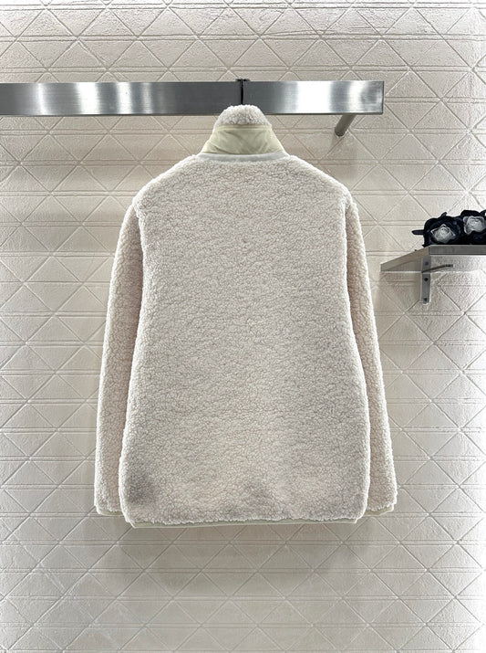 Mon 25 Teddy plush cotton jacket