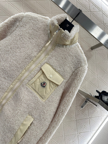 Mon 25 Teddy plush cotton jacket