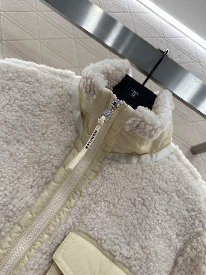Mon 25 Teddy plush cotton jacket
