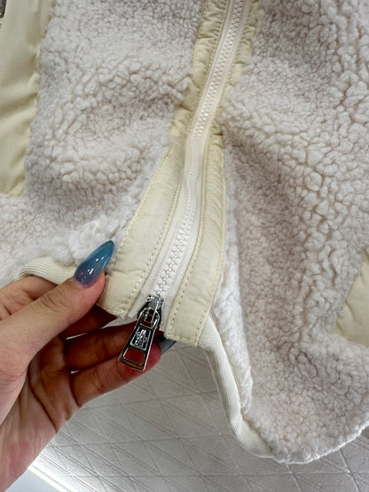 Mon 25 Teddy plush cotton jacket