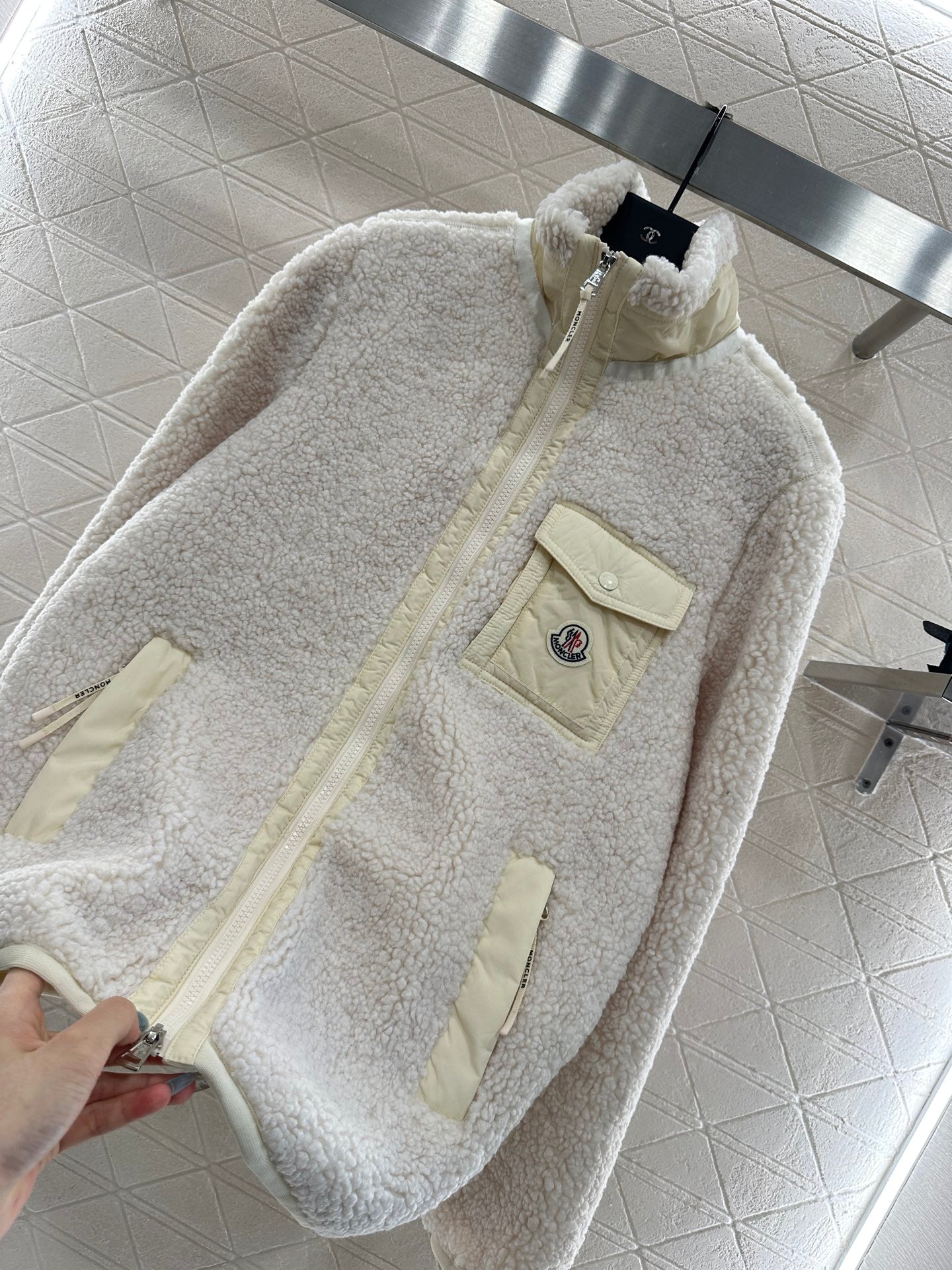 Mon 25 Teddy plush cotton jacket