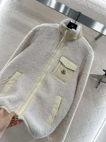 Mon 25 Teddy plush cotton jacket