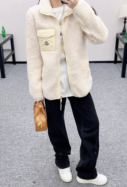 Mon 25 Teddy plush cotton jacket