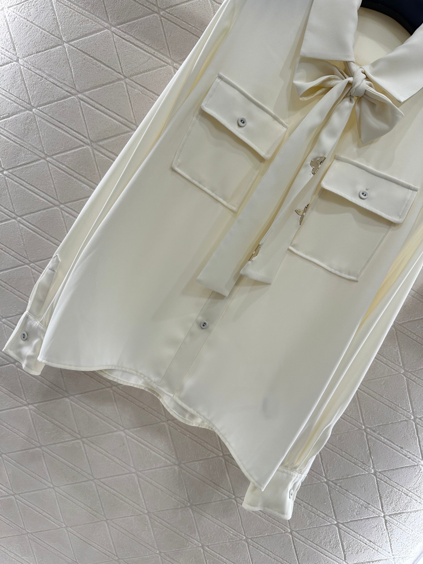 L 25 Butterfly bow ribbon shirt and pants set