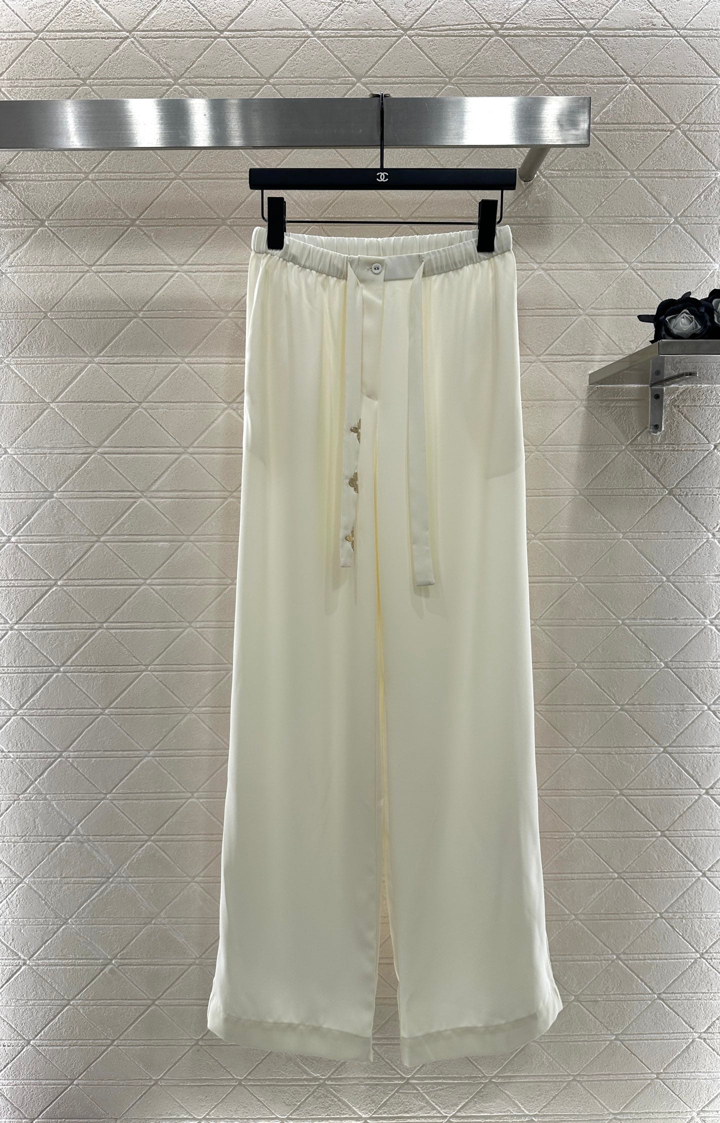 L 25 Butterfly bow ribbon shirt and pants set