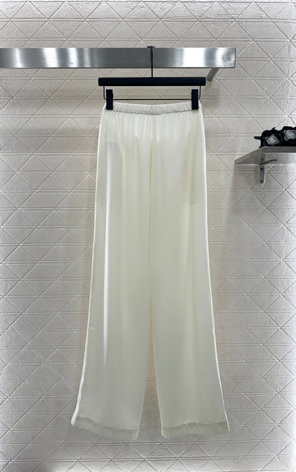 L 25 Butterfly bow ribbon shirt and pants set