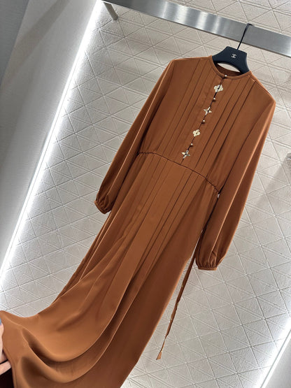 L 25 Clover pleated dress