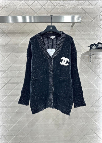 C 25 Plush knitted cardigan
