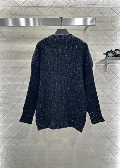 C 25 Plush knitted cardigan