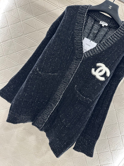 C 25 Plush knitted cardigan
