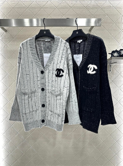 C 25 Plush knitted cardigan