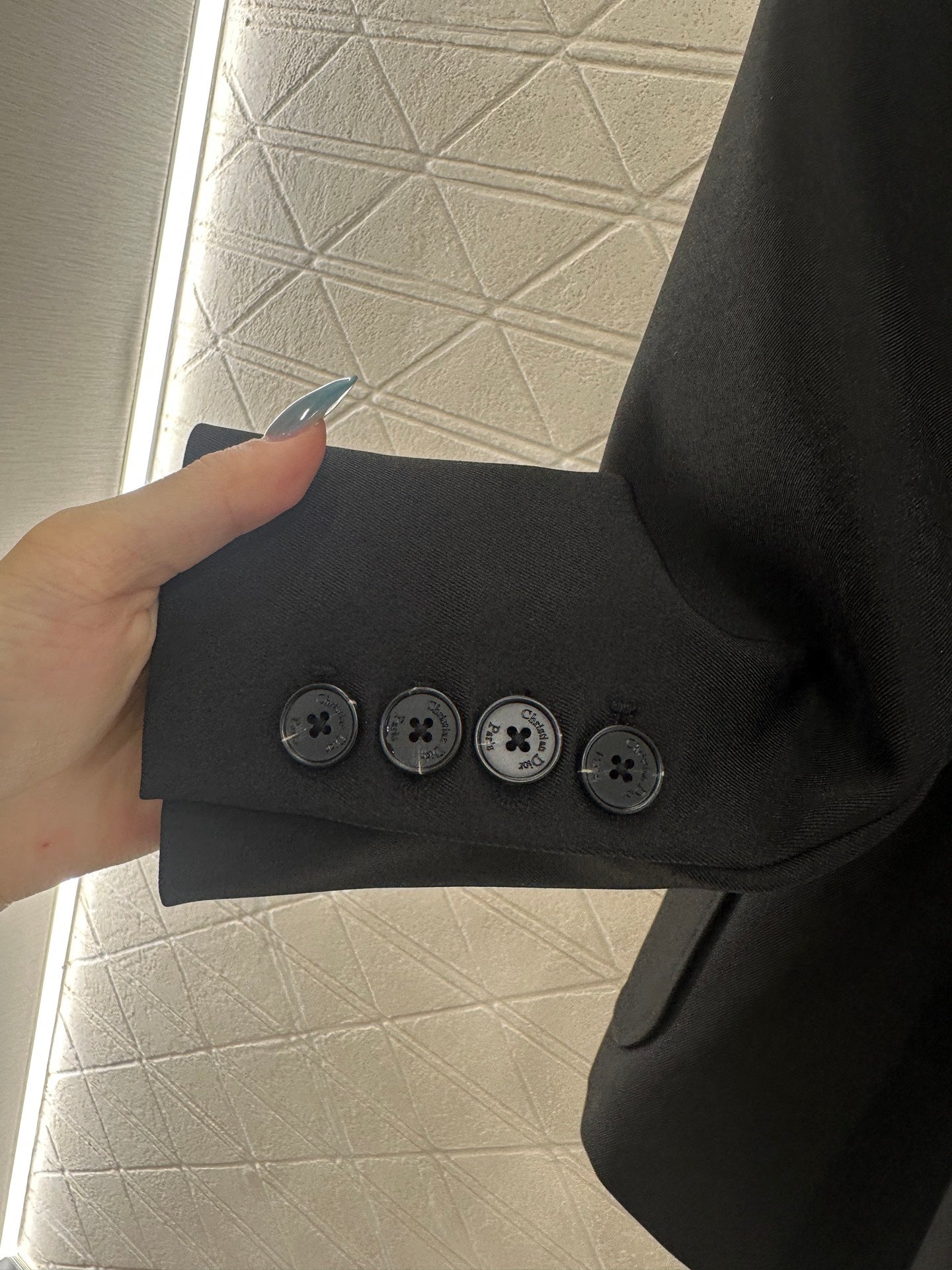 Di 25 Bee embroidery pocket suit jacket