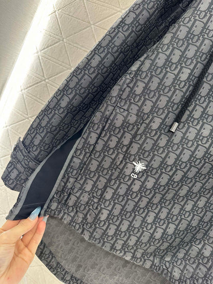 Di 25 Hooded Jacquard Charge Top