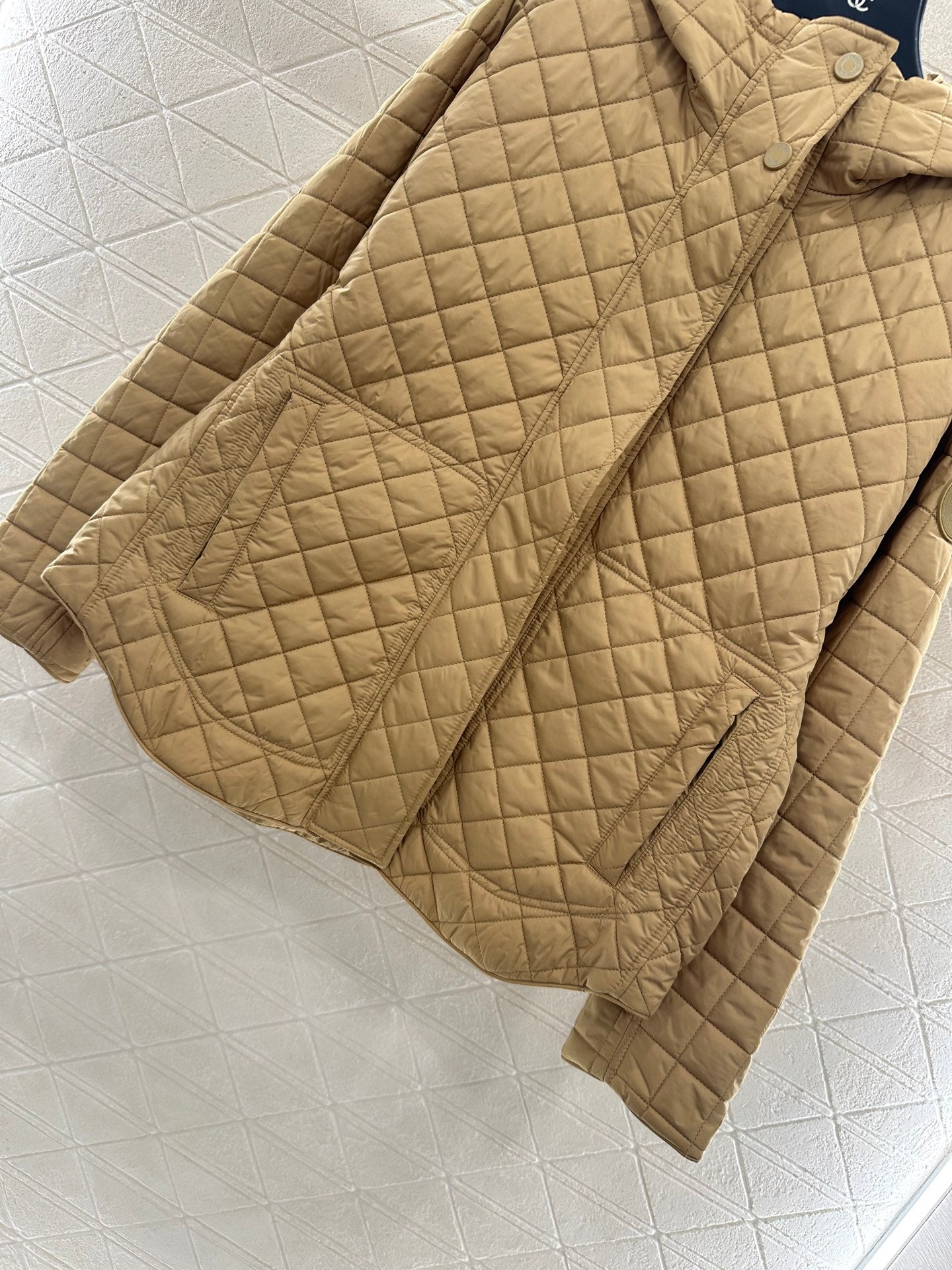 He 25 Lingge hooded down cotton jacket