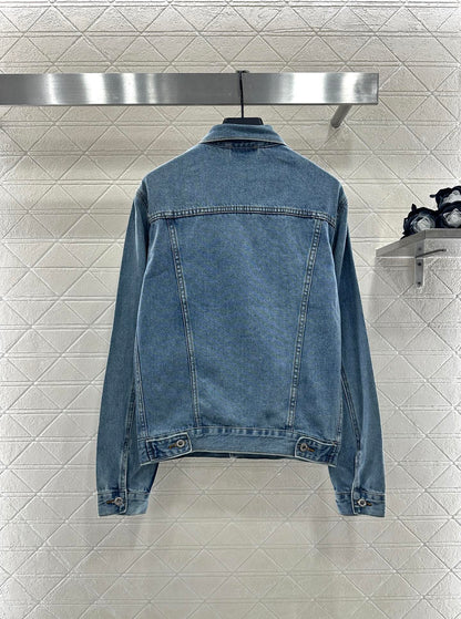 Mi 25 Tailored logo denim jacket