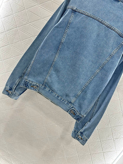 Mi 25 Tailored logo denim jacket