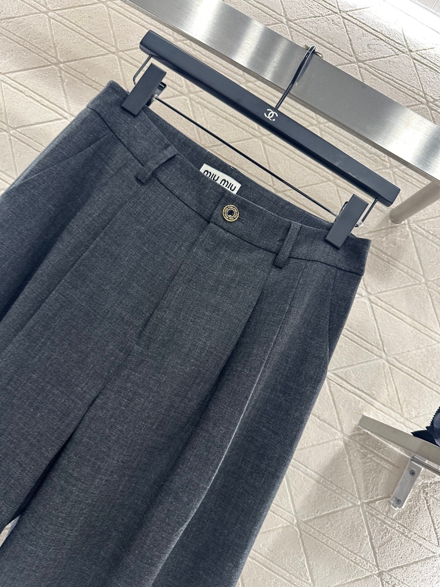 Mi 25 Round neck double breasted suit and pants set