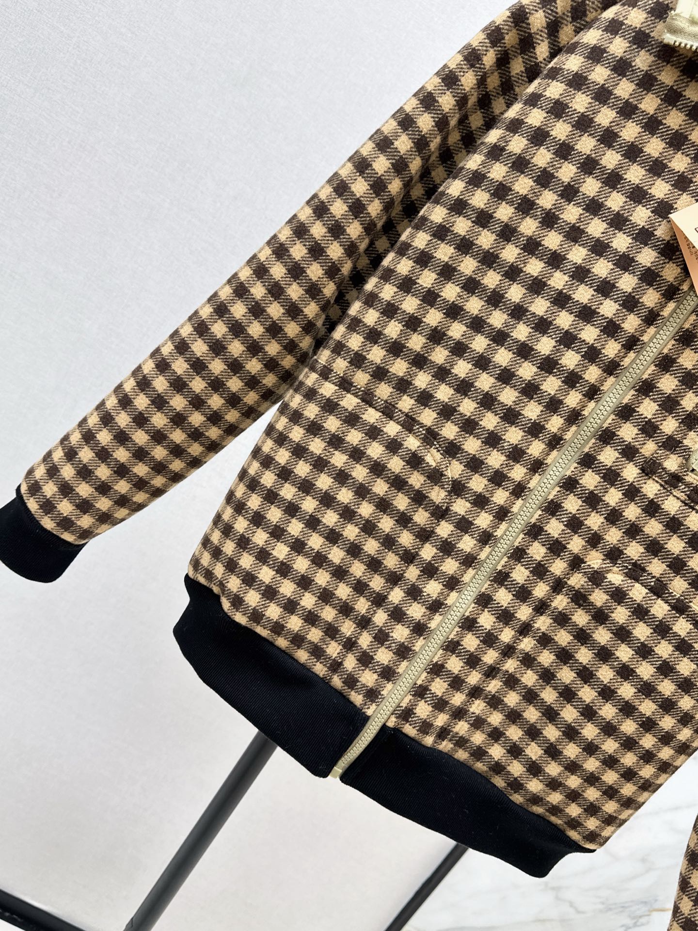 Mi 25 New environmentally friendly lamb wool plaid jacket