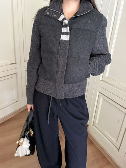 Th 25 New casual jacket with stand up collar and down jacket