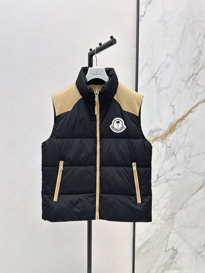 Mon 25 Splicing method: Down vest jacket