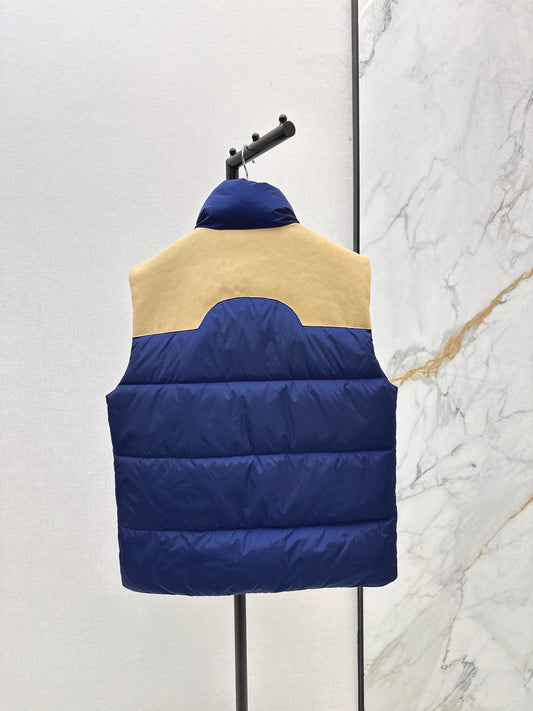 Mon 25 Splicing method: Down vest jacket