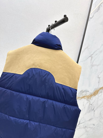 Mon 25 Splicing method: Down vest jacket