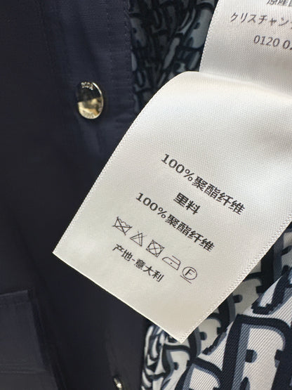Di 25 Embroidered bee waist cinching jacket(KHAKI/NAVY)