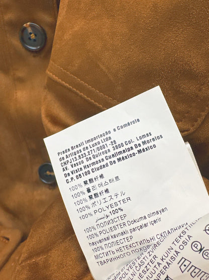 Mi 25 Belt design suede jacket