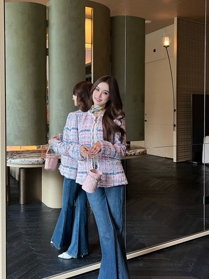 C 25 New woven woolen woolen woolen jacket