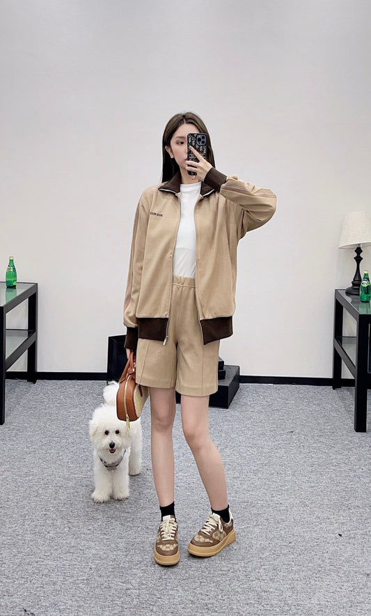 Mi 25 Jacket and shorts pure cotton suit