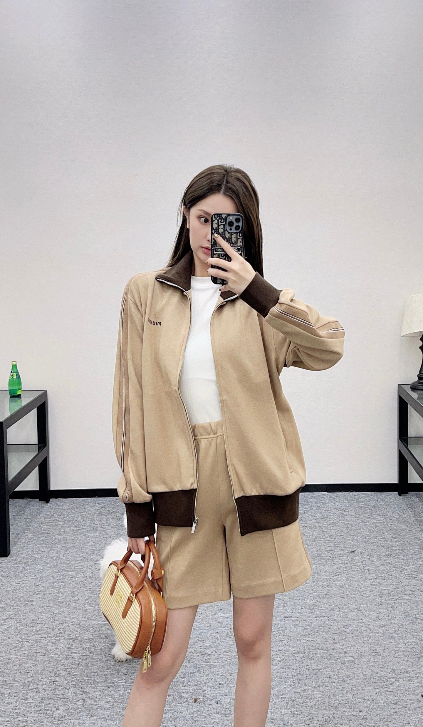 Mi 25 Jacket and shorts pure cotton suit