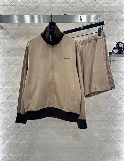 Mi 25 Jacket and shorts pure cotton suit
