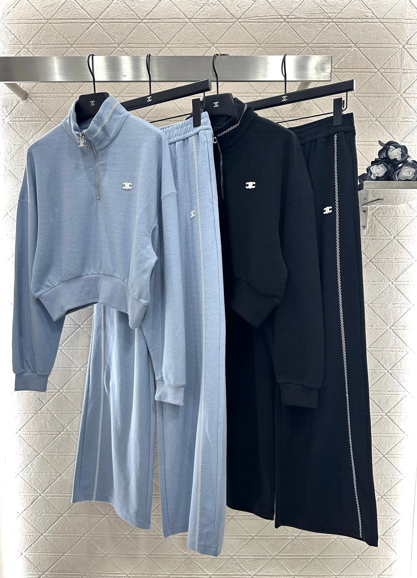 Ce 25 Half-open sweatshirt and trousers set