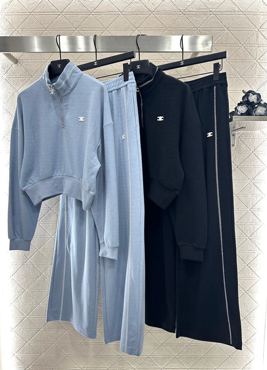 Ce 25 Half-open sweatshirt and trousers set