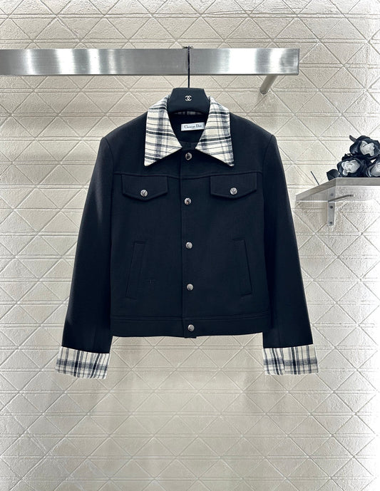Di 25 Check lapel jacket