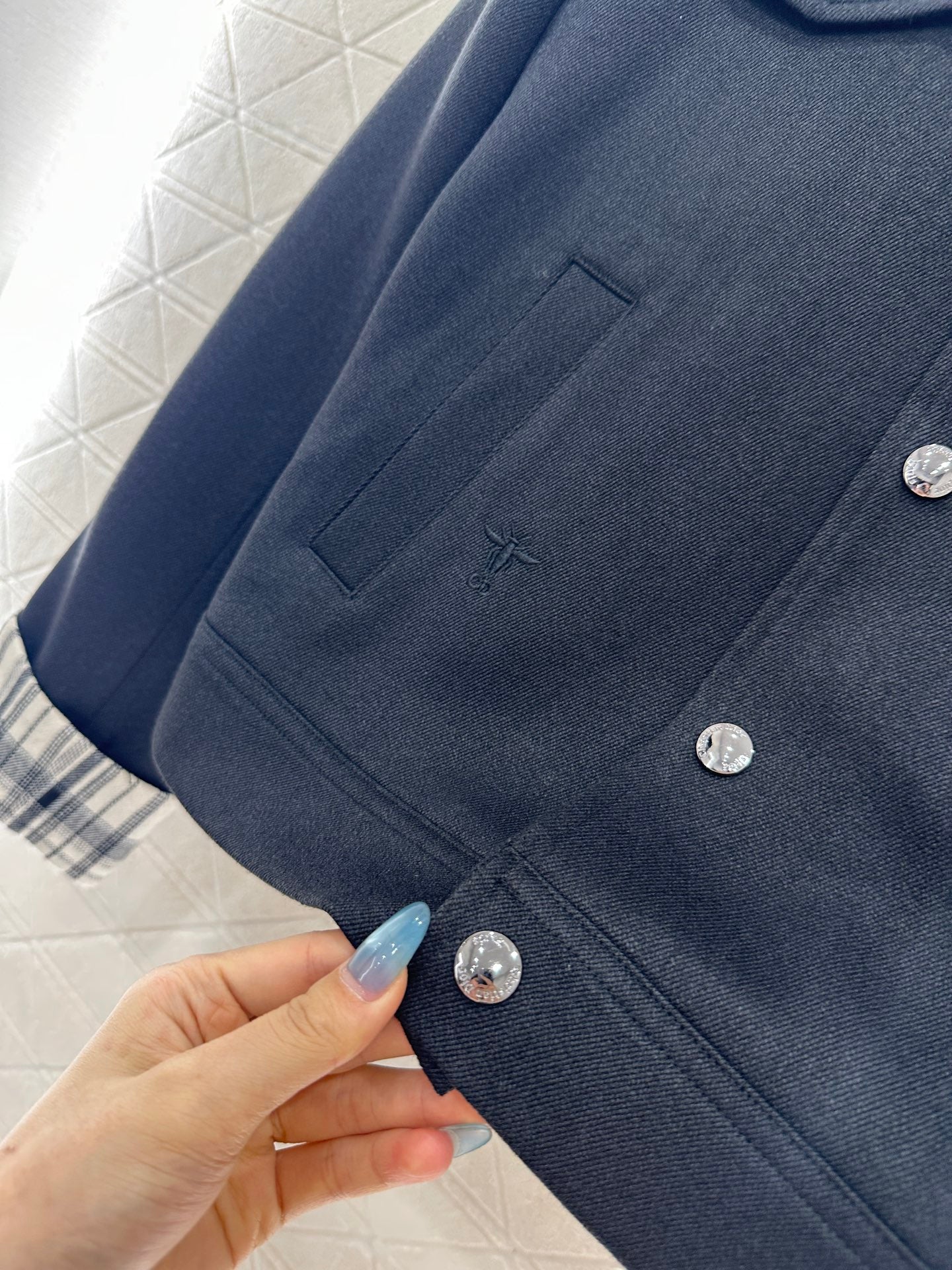 Di 25 Check lapel jacket