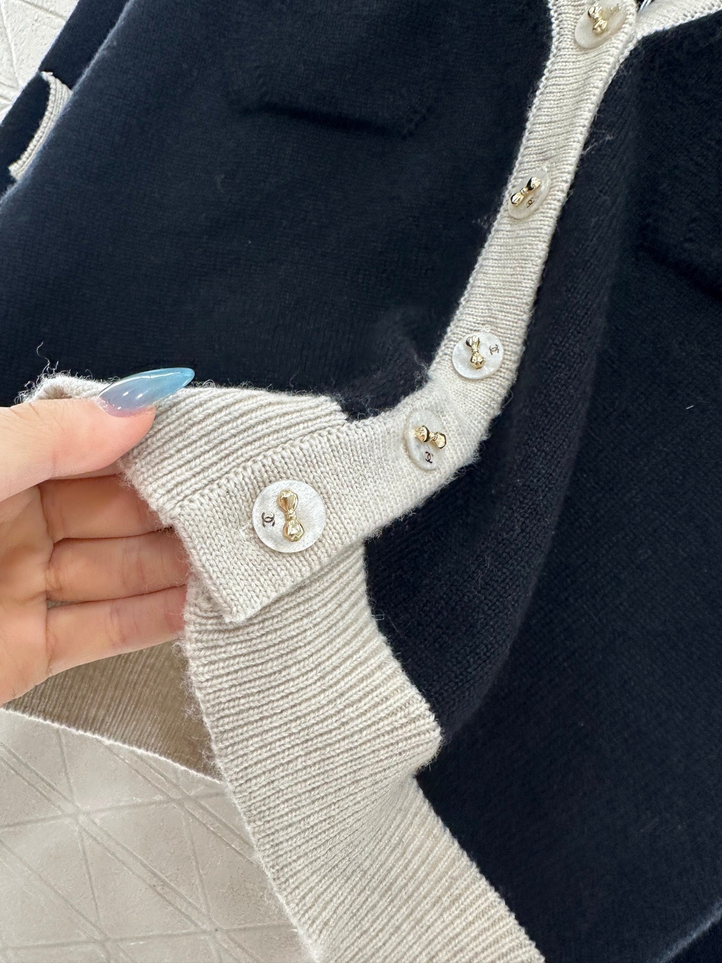 C 25 Pocket Knit Cashmere Cardigan