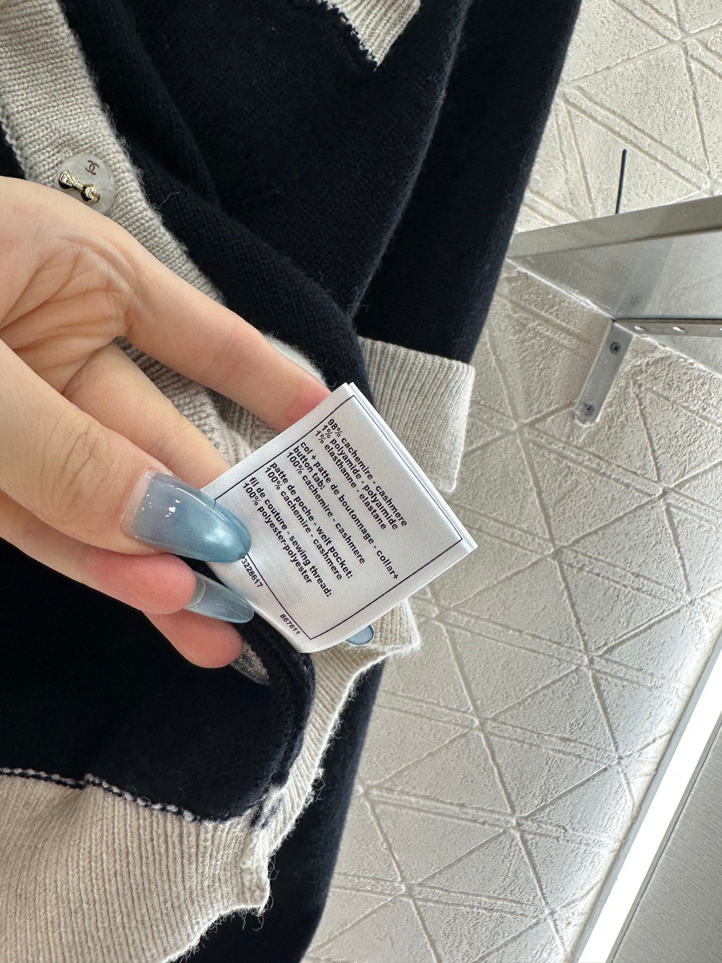 C 25 Pocket Knit Cashmere Cardigan