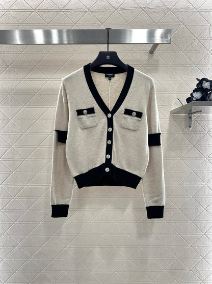 C 25 Pocket Knit Cashmere Cardigan