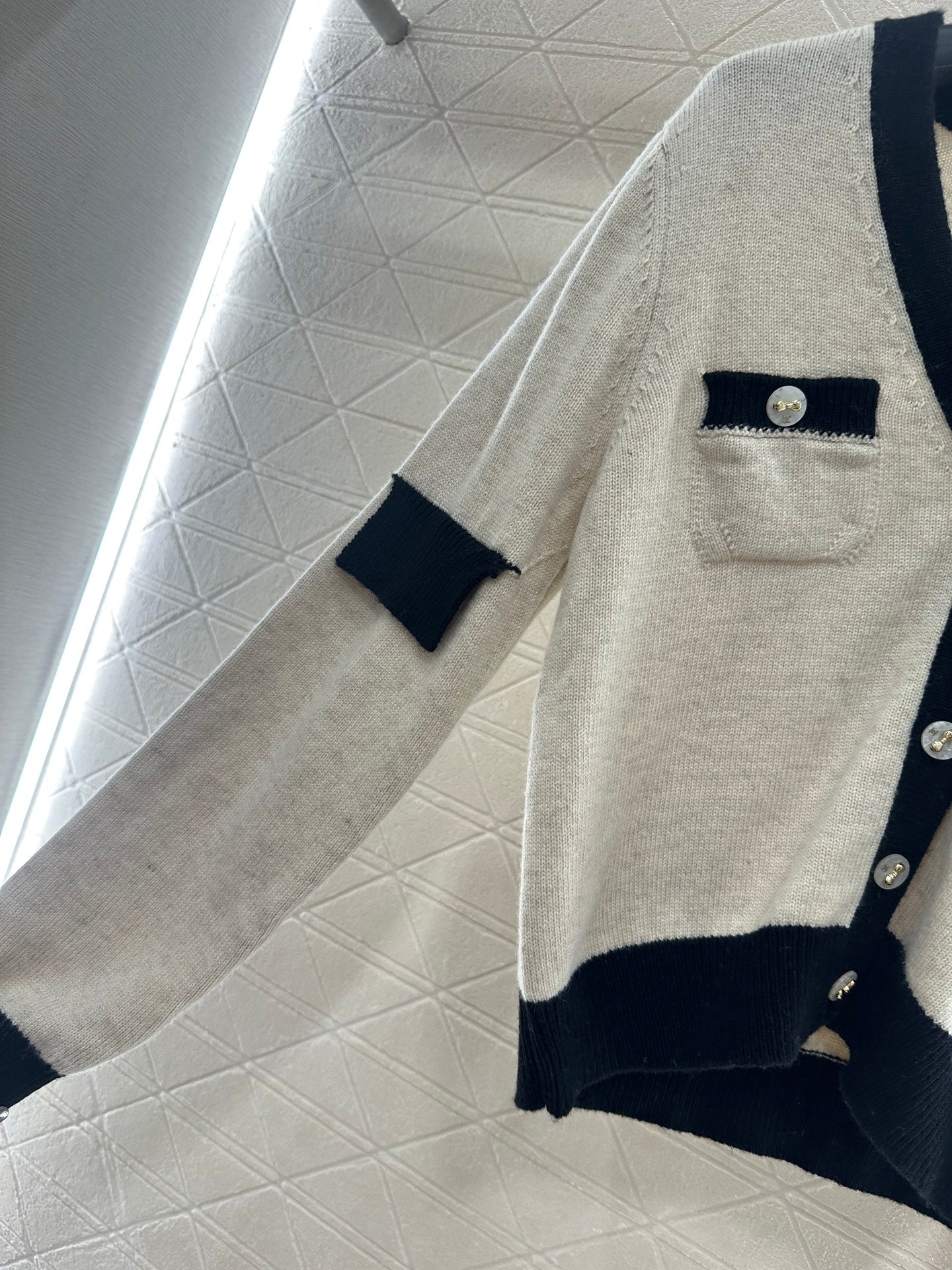 C 25 Pocket Knit Cashmere Cardigan