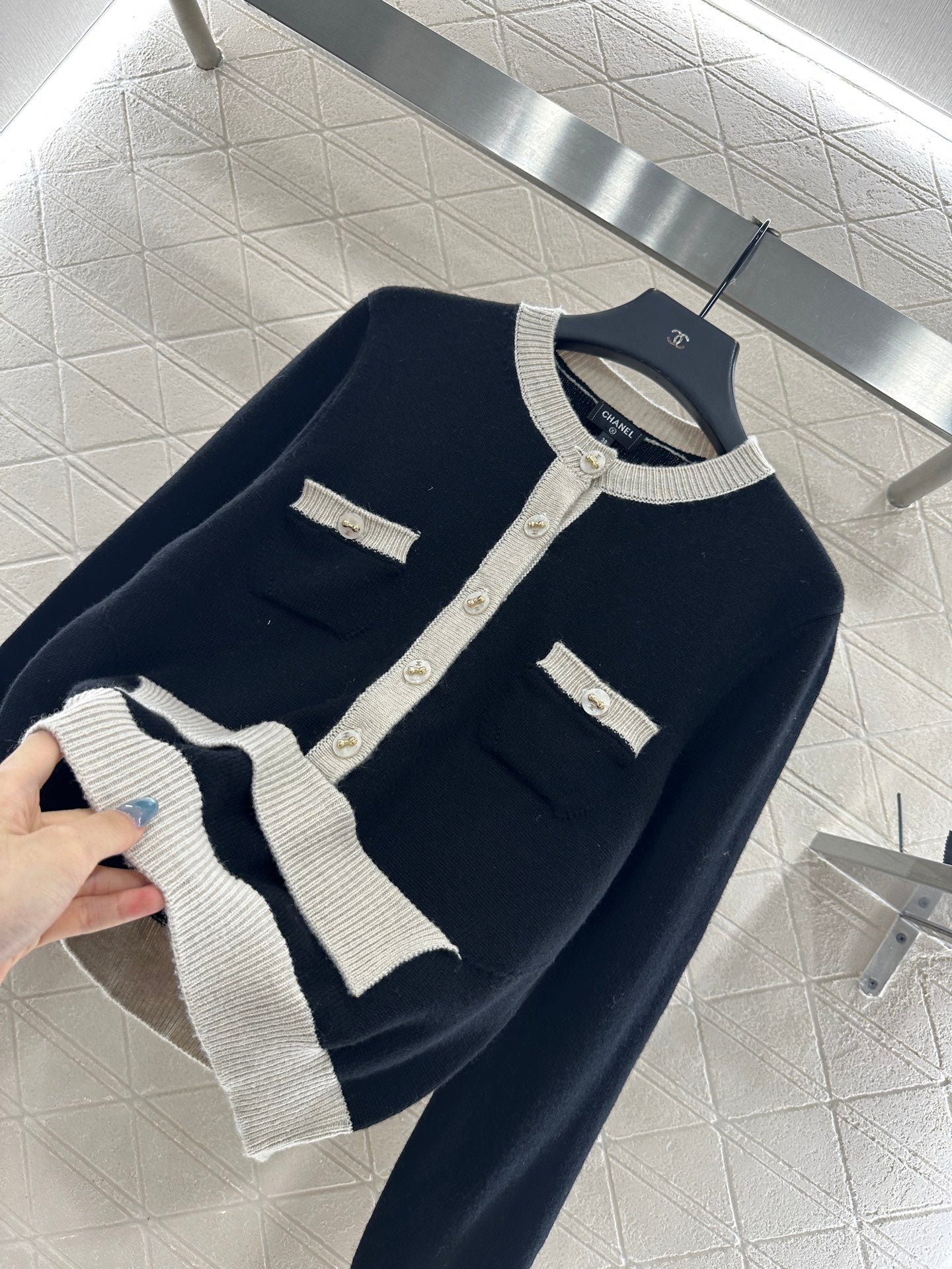 C 25 Pocket Knit Cashmere Sweater