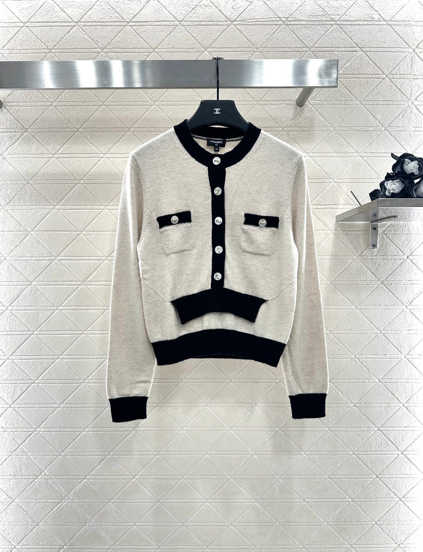 C 25 Pocket Knit Cashmere Sweater