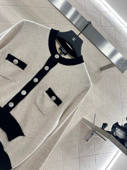 C 25 Pocket Knit Cashmere Sweater