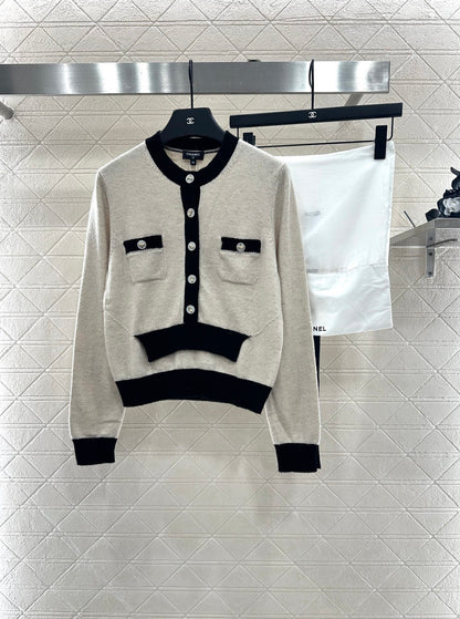 C 25 Pocket Knit Cashmere Sweater