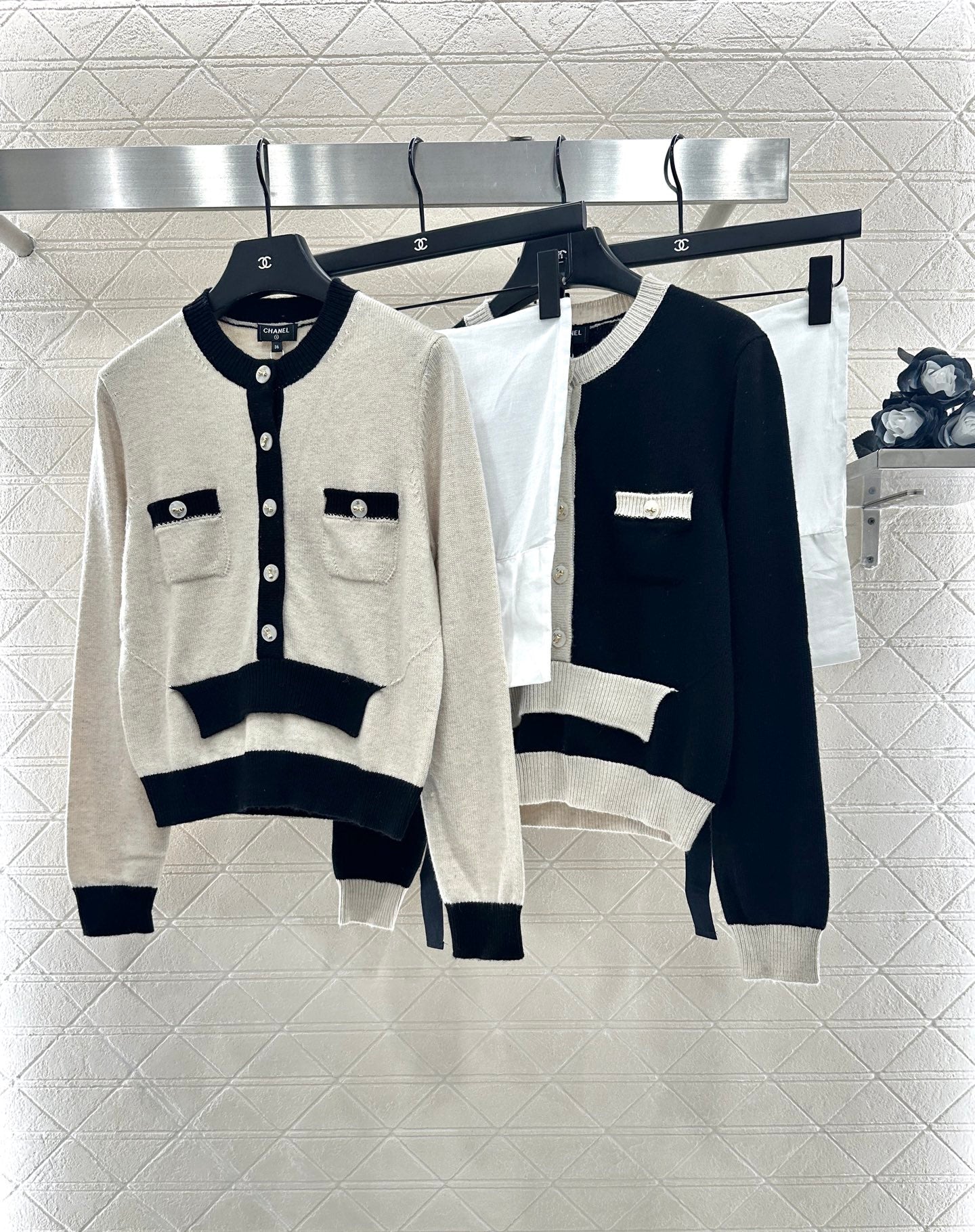 C 25 Pocket Knit Cashmere Sweater