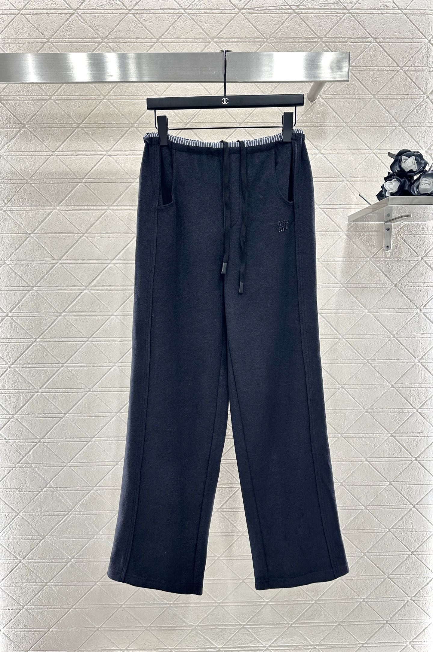 Mi 25 drawstring wide-leg trousers