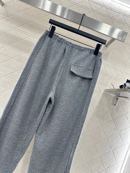 Mi 25 drawstring wide-leg trousers