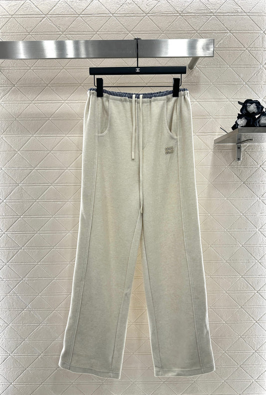 Mi 25 drawstring wide-leg trousers