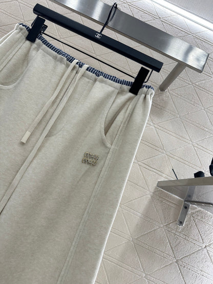 Mi 25 drawstring wide-leg trousers